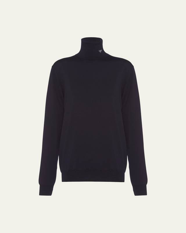 Superfine Wool Turtleneck Sweater